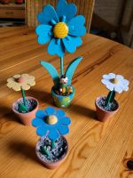 4 Blumen im Topf aus Holz Holzblumen im Set Deko Brandenburg - Neuenhagen Vorschau