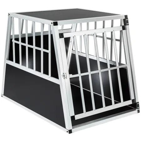 NEU OVP Hundetransportbox, schräge Rückwand, Alu, 66x90x69,5cm in Neundorf 