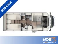 ✅Wohnmobil mieten |Hund |Teilintegriert |4 Pers |WOBI Nr 2750 ab Bayern - Frammersbach Vorschau