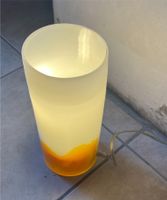 Nachttischlampe (weiß/orange) Hessen - Biebergemünd Vorschau