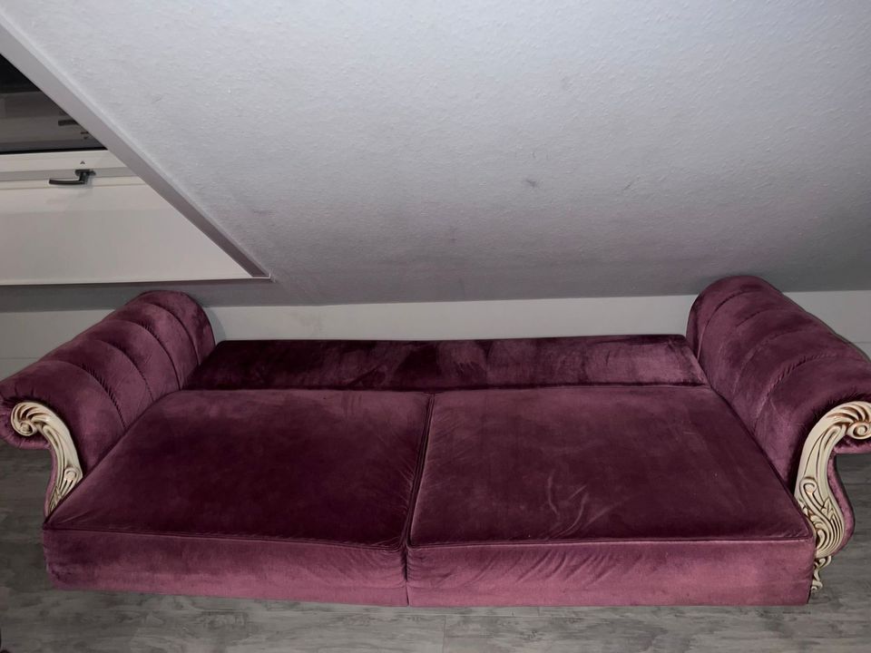 Aufklappbares Sofa Set mit Stauraum (2 Sofas, 1 Sessel) in Oberhausen