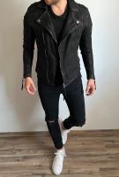 Neu Tigha Lederjacke ELON BUFFED Gr. S M L XL XXL Schwarz matt Aachen - Aachen-Mitte Vorschau