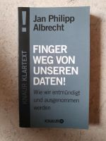 Finger weg von unseren Daten Buch Jan Albrecht Bayern - Ansbach Vorschau