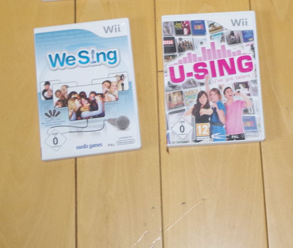 2 x Wii Sing ( U-SING und Wii Sing) in Gießen
