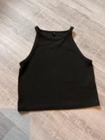 Only crop Top Tanktop cropped gerippt ripped schwarz L bauchfrei Niedersachsen - Aurich Vorschau