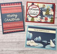 3er Set Weihnachtskarten, Grußkarten für Weihnachten Stampin‘ Up! Nordrhein-Westfalen - Lüdinghausen Vorschau