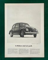 VW Käfer Werbeanzeige 1966 Niedersachsen - Danndorf Vorschau