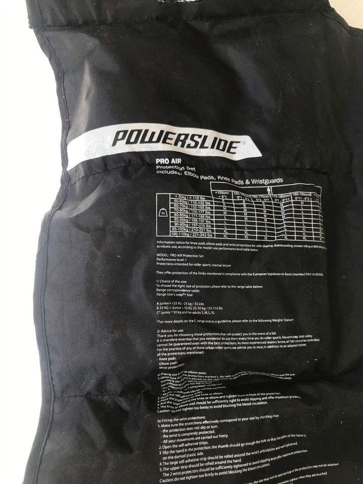 Schützer Protectoren von Powerslide, Inliner Skater 3er Set Gr. L in Berlin