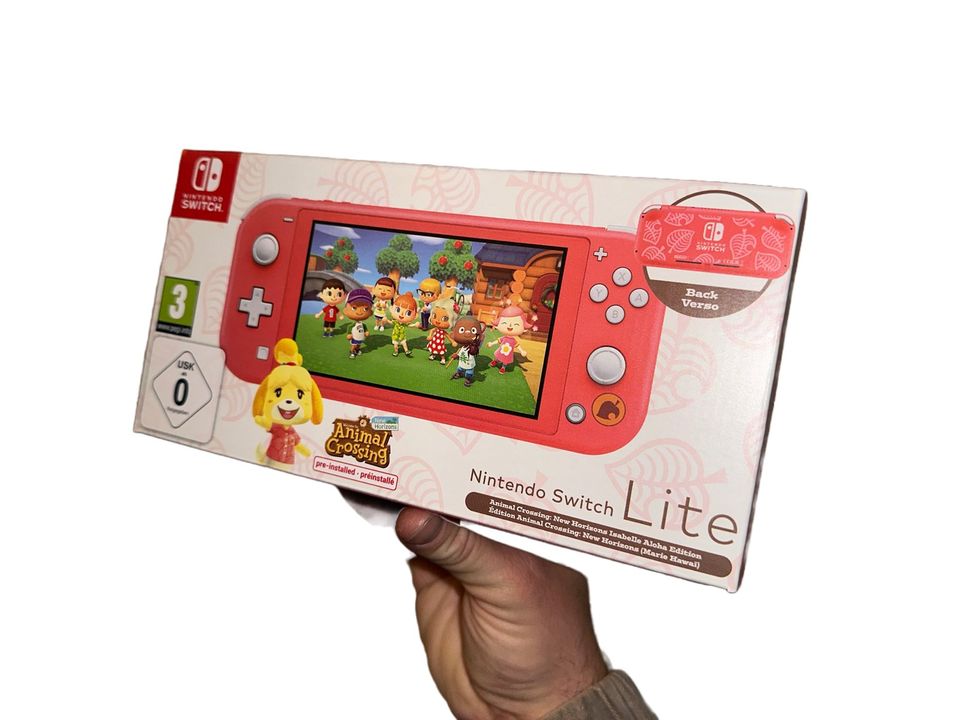 NEU Nintendo Switch Lite Animal Crossing Konsole Pink Rosa Spiel in Köln