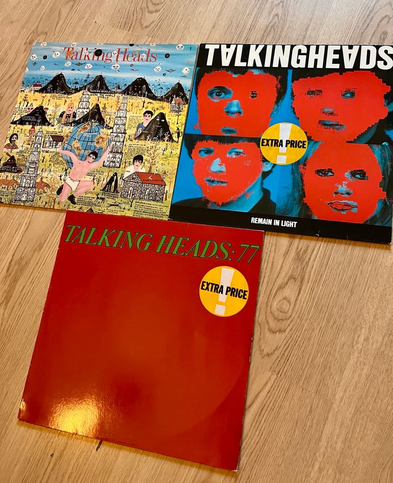 Talking Heads Vinyl Set, Remain in light, 77, Little Creatures in Stuttgart