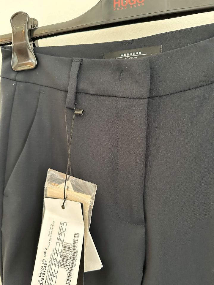 Max Mara Weekend 34 Hose blau Schurwolle Business Boss Windsor in München