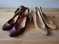 Slingback Pumps Pasito lila braun/ Enrico Antinori beige Gr.39/40 Baden-Württemberg - Singen Vorschau