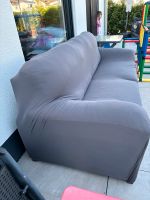 Sofa braun mit grauem Überzug - gebraucht! Hessen - Bruchköbel Vorschau