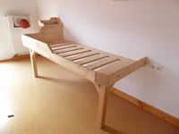 Naturholz Kinder Holz Bett 90x200 Regal Lampe Hochbett Bayern - Oberammergau Vorschau