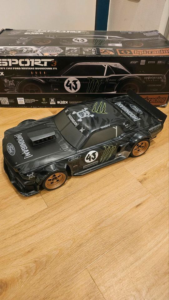 RC Auto HPI RS4 Sport 3 Hoonicorn 1965 Ford Mustang Ken Block 43 in Berlin