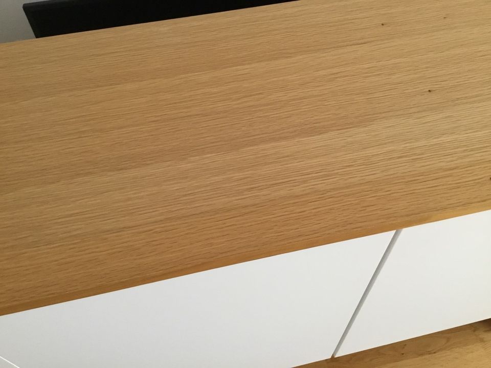 TemaHome Sideboard Edge Eiche weiß **neuwertig** in Frankfurt am Main