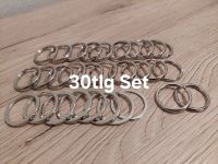 30tlg. Set Schlüsselringe Metall Ø 25+ 30 mm für Basteln / DIY Nürnberg (Mittelfr) - Kleinreuth b Schweinau Vorschau