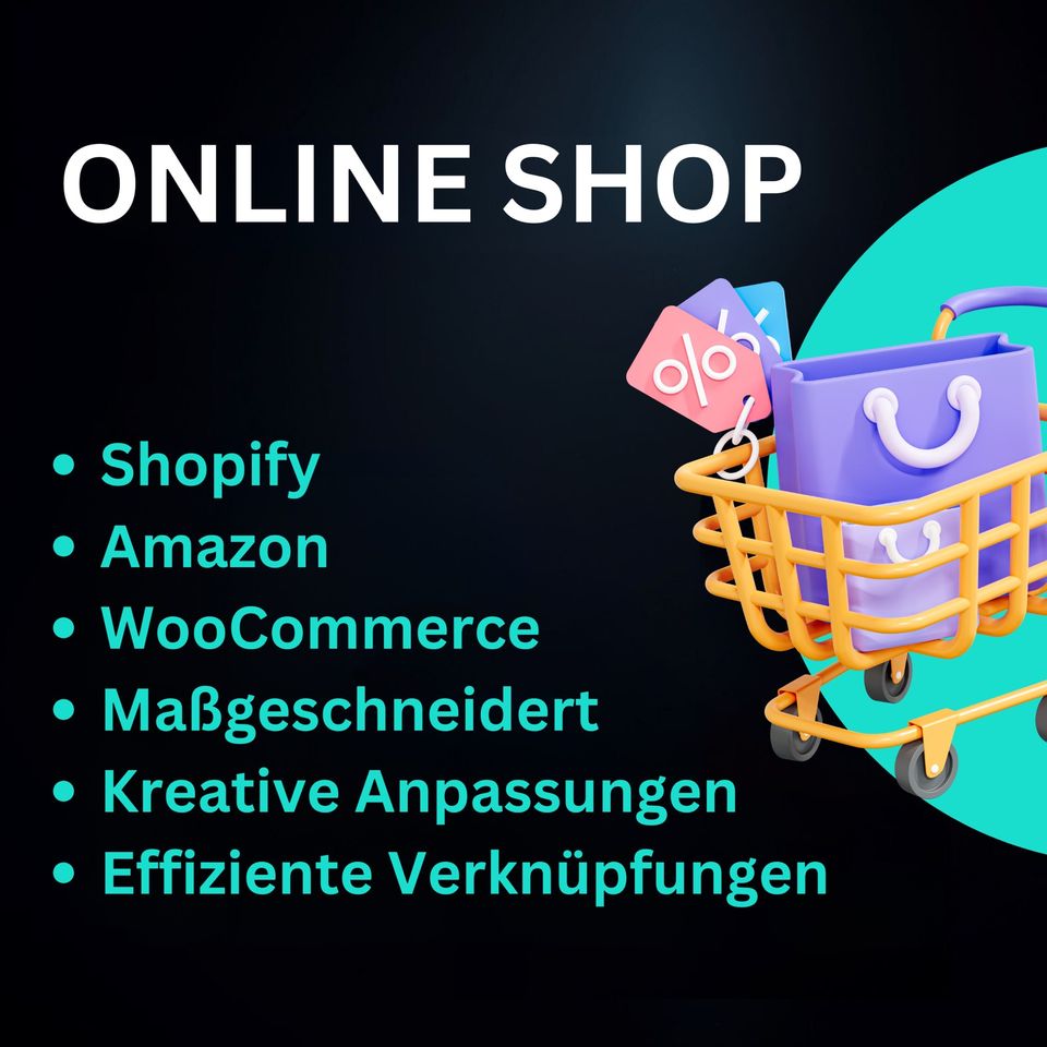 ONLINE SHOP | E-COMMERCE | SHOPIFY | WOOCOMMERCE | AMAZON | JTL in Essen