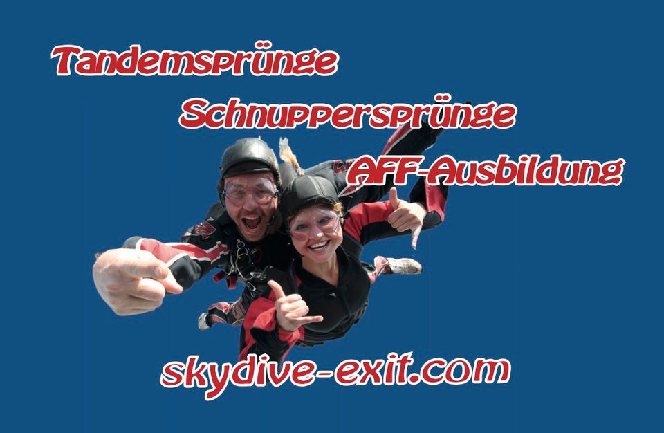 Fallschirm Tandemsprung Fallschirmspringen Skydive in Eggenfelden