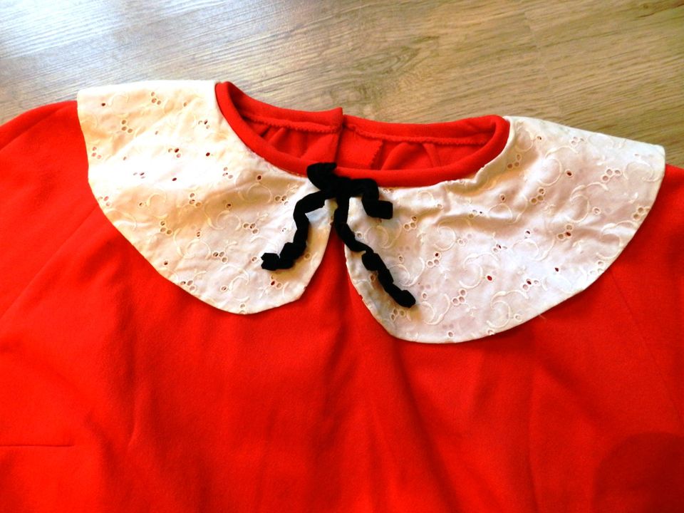 Karnevalskostüm Kleid Rot Asiatisch Puppe Karneval Fastnach L in Bell