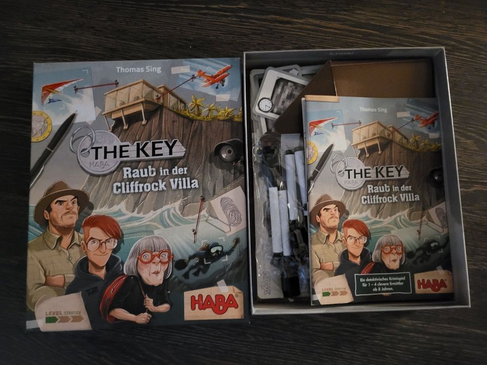 Kinderspiel HABA 305543 THE KEY "Raub in der Cliffrock Villa" in Langquaid