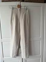 Zara Damen Hose mit hohem Bund beige XS Niedersachsen - Emden Vorschau