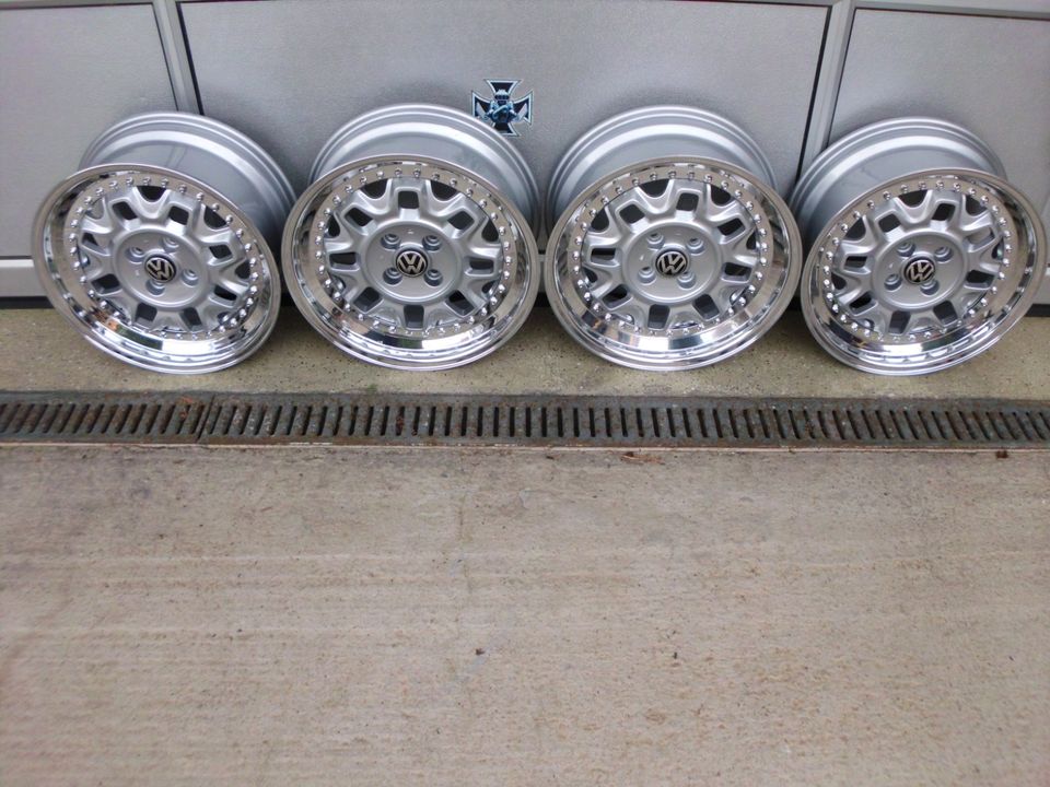 16" Felgen Waffeleisen Audi - VW  3teil. - LK.4x100 in Kölleda