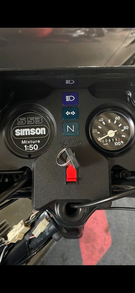 Simson S53 Habicht mit original 850km wie Neu!!! in Rinchnach