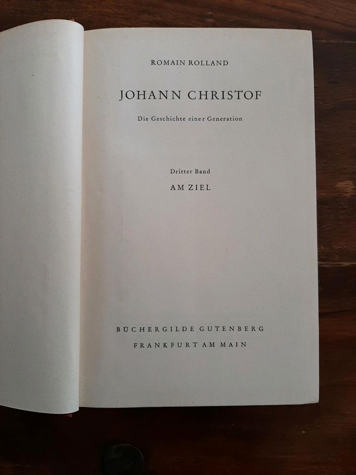 Johann Christof, Romain Rolland, 3. Band Am Ziel in Elztal