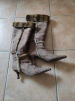 Stiefel, Veloursleder-Imitat Bayern - Eurasburg Vorschau