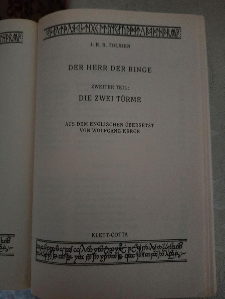 Buch Der Herr der Ringe, Die zwei Türme, Sonderausgabe zum Film in Chemnitz