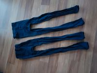 Set 2 Leggins blau Strickleggins Mädchen 134/140 Hessen - Wiesbaden Vorschau