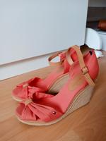 Original Tommy Hilfiger Wedges Sandalen Gr.40 koralle orange Baden-Württemberg - Mannheim Vorschau