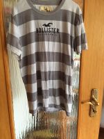 Gr. M T-Shirt Hollister grau gestreift Schleswig-Holstein - Lübeck Vorschau