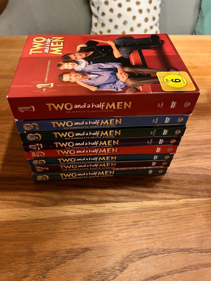 DVD Sammlung Two and a half Men Staffel 1 bis 8 in Freigericht