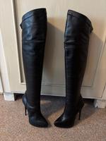 High Heel Overknee Lederstiefel mit Plateau in Größe 37 Schleswig-Holstein - Ahrensburg Vorschau