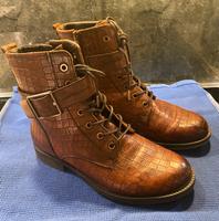 Tamaris Stiefelette Gr.38 Weite G-H Animal Print Kroko Schleswig-Holstein - Steinbergkirche Vorschau