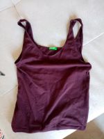 Benetton top trägertop trägershirt aubergine Bayern - Würzburg Vorschau