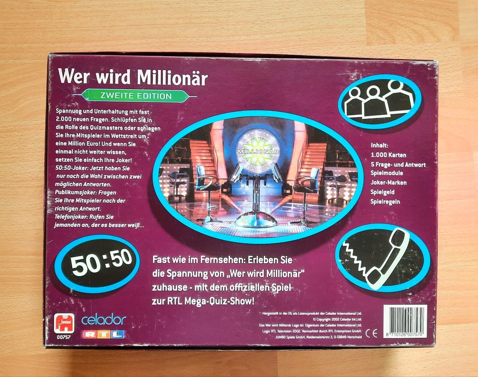 Wer wird Millionär /Gesellschaftsspiel in Töging am Inn