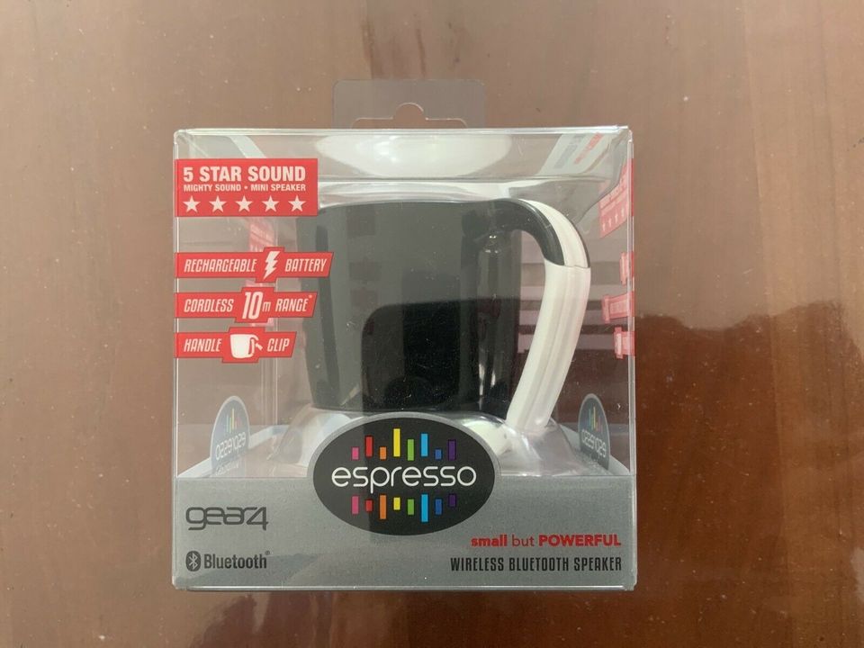 Gear4 Espresso Wireless Bluetooth Lautsprecher Speaker schwarz Ne in Ulm