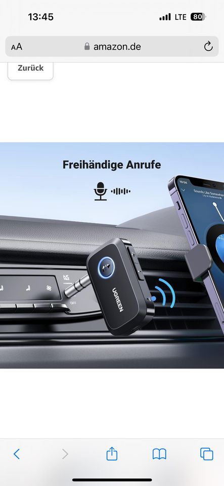 Ugreen Bluetooth Adapter Aux in Herne