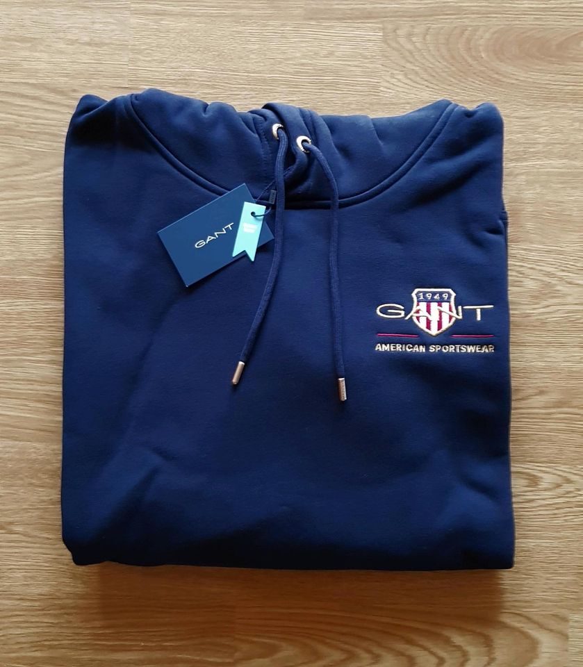 Wertvoll NEU! Gant Hoodie Kapuze Pullover blau blue | 5XL Sachsen Sweat XXXXXL jetzt Kleinanzeigen ist in Haselbachtal navy - eBay Kleinanzeigen