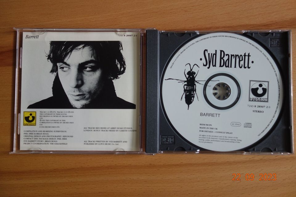 Syd Barrett - Barrett -  ex.Pink Floyd plus Bonus Tracks in Kiel