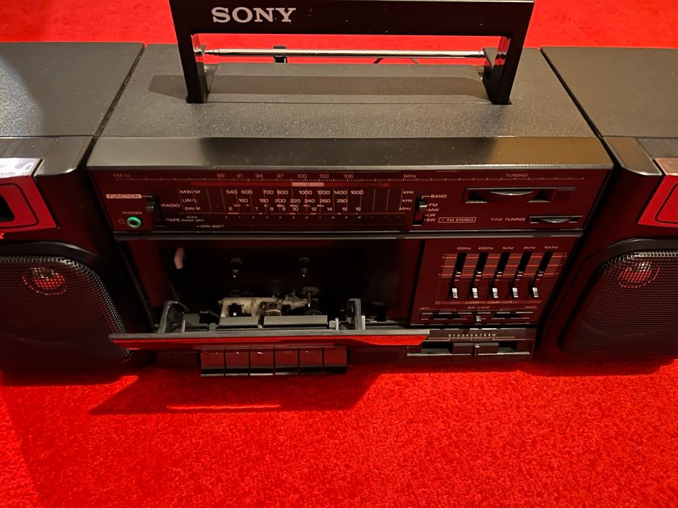 Sony CFS-1250L Ghetto Blaster 80s Kassette Radiorekorder in Gronau (Westfalen)