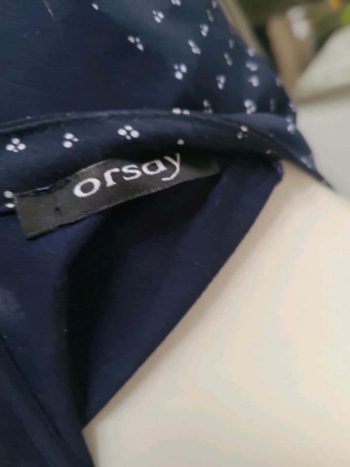 WIE NEU! Orsay Top Bluse Shirt blau 36 S in Mainz