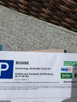 Parkticket Schiffenberg für Bosse 22.08.24 Hessen - Limburg Vorschau