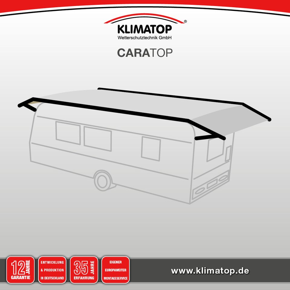 Wohnwagen Schutzdach CARATOP 300 x 700 cm von KLIMATOP Wetterschutz in Bückeburg