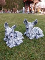 Reh Rehe Tierfigur Gartenfigur Steinguss Geschenk Gartendeko Kr. Altötting - Halsbach Vorschau