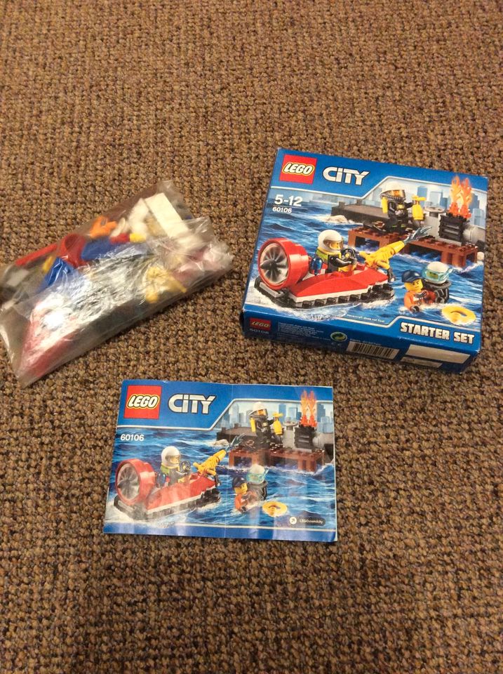 Lego City 60106 Feuerwehr Starter Set in Lunestedt