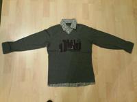 Garcia Pullover mit Hemdkragen, Größe 152 grau, anthrazit grau Münster (Westfalen) - Mecklenbeck Vorschau